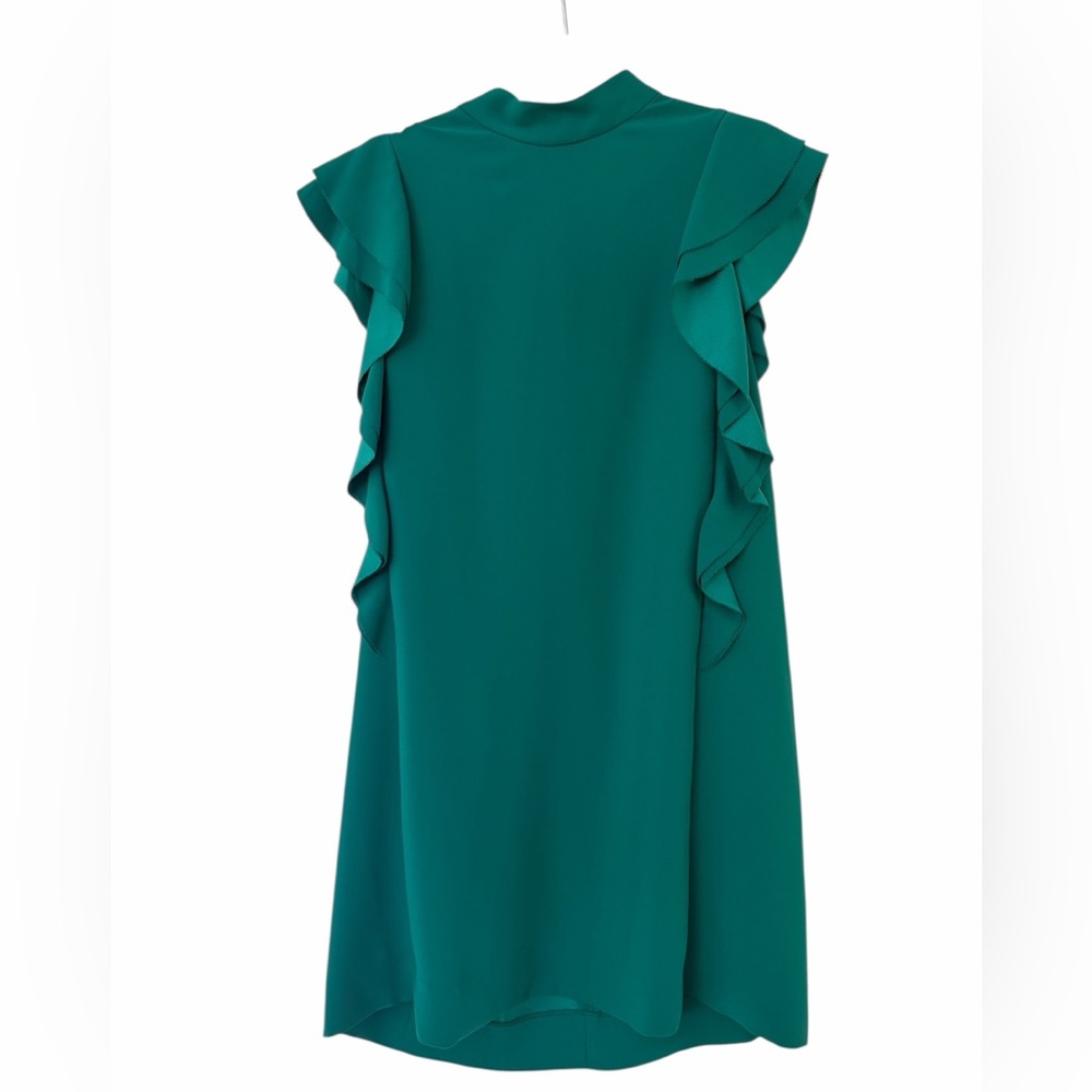 kate spade Teal Ruffle Sleeve Shift Dress
